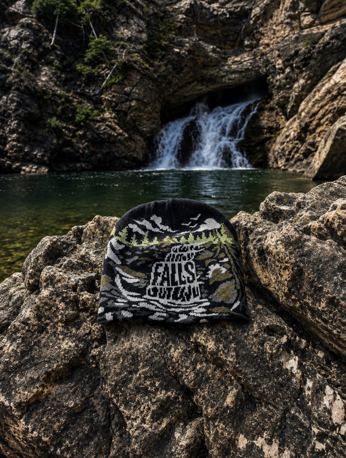 Beanie by the Falls
